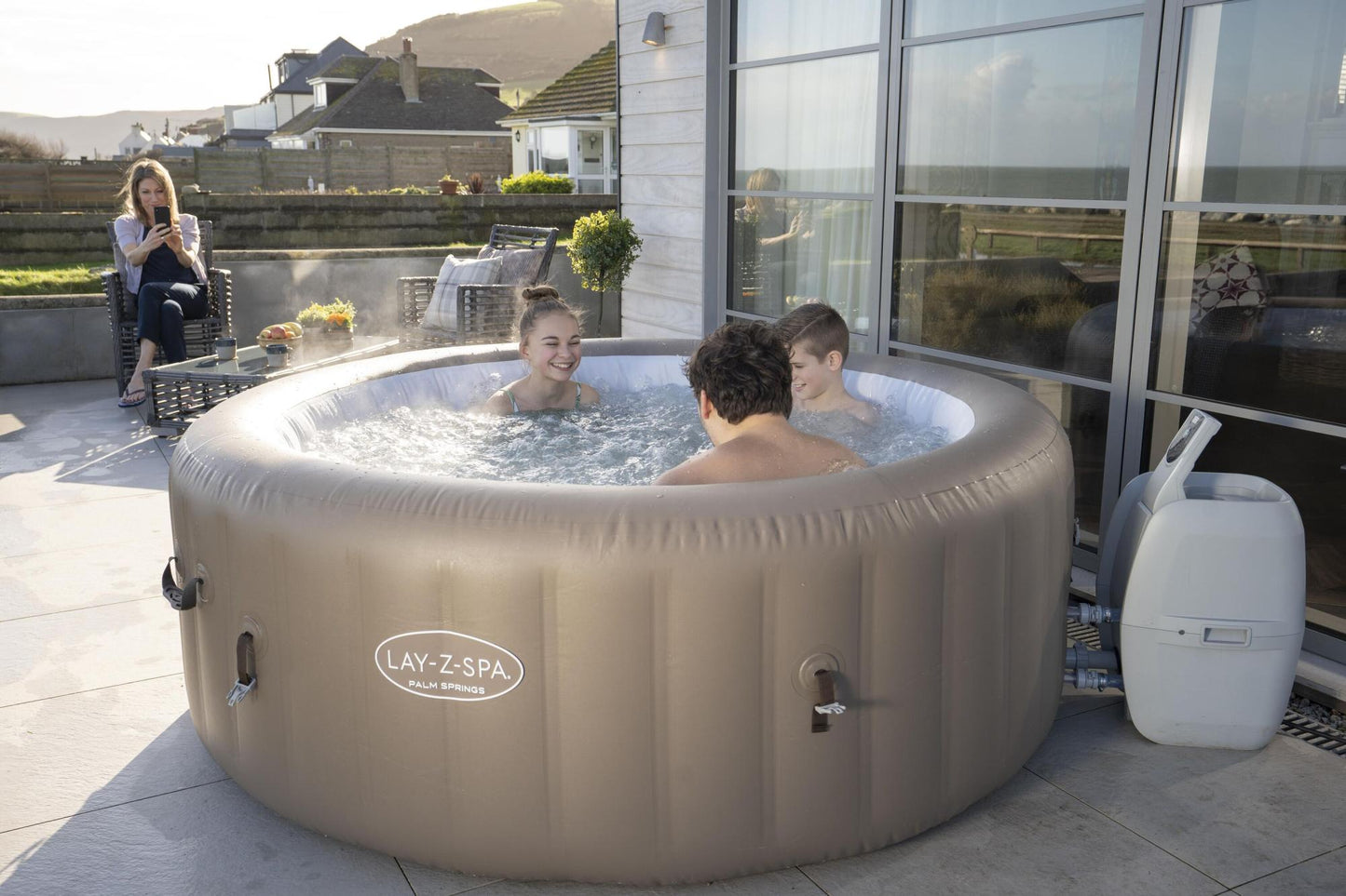 Spa Hinchable Redondo BESTWAY Lay-Z-Spa® Miami Airjet™ 2-4 Personas