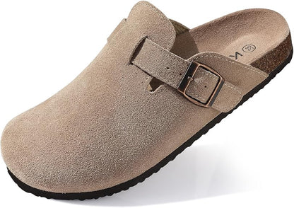 Boston Clog con Plantilla Suave y Confort Superior