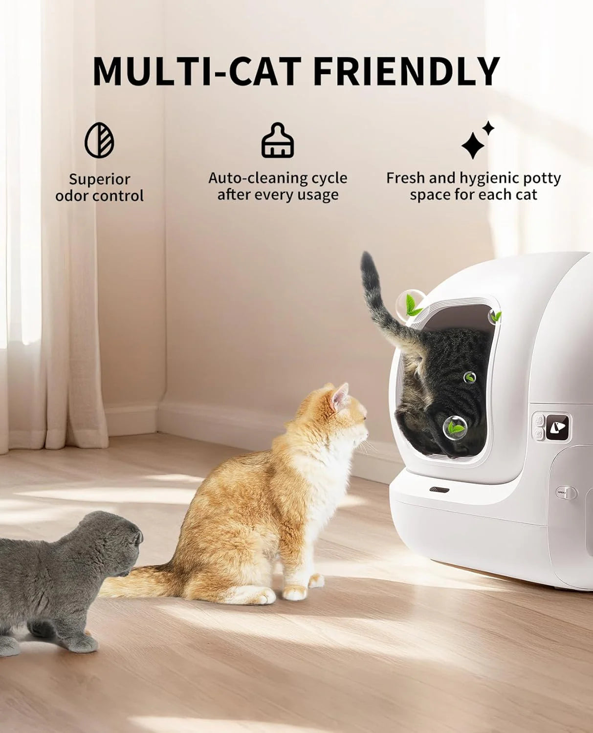 PETKIT PuraMax 2 Caja de arena automática autolimpiante