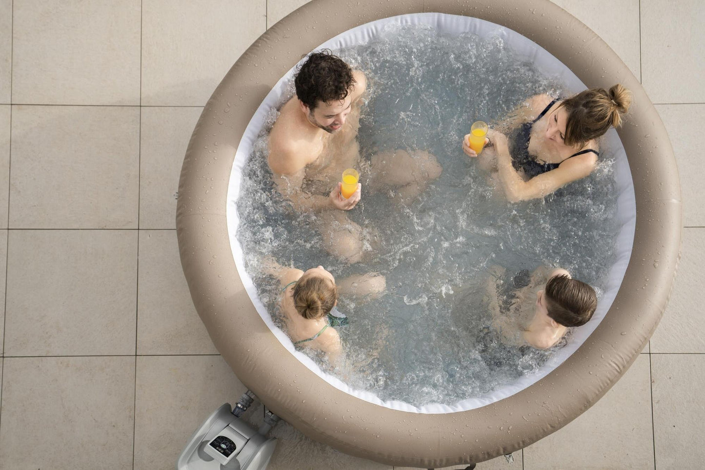 Spa Hinchable Redondo BESTWAY Lay-Z-Spa® Miami Airjet™ 2-4 Personas