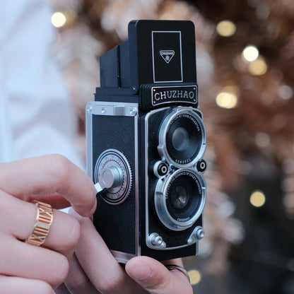 CHUZHAO Cámara Digital Retro Mini - Estilo TLR Vintage