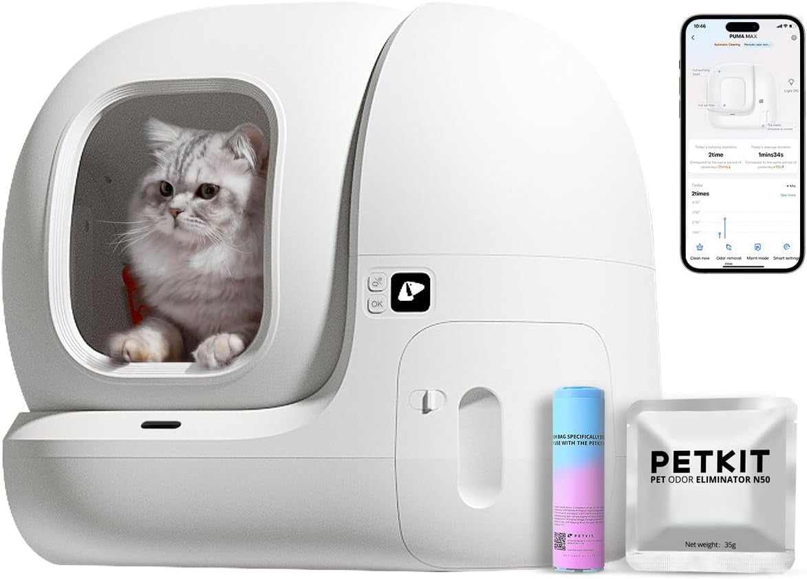 PETKIT PuraMax 2 Caja de arena automática autolimpiante